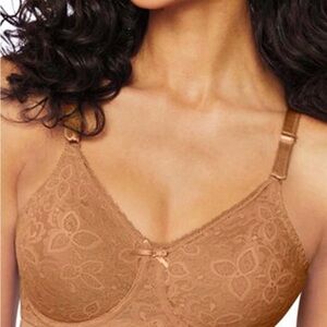 Bali Lace 'N Smooth Seamless Bra Womens Underwire Comfort-U Full Coverage 3432